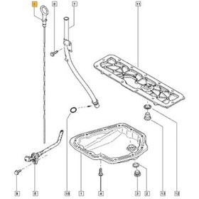 Resim Renault Kadjar Yağ Çubuğu 111400098R 