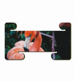 Resim WuW Flamingo Mdf Yatay Ve Dikey Baskılı Tablet Tutucu Stand 