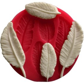 Resim Teknotrust Silikon Kalıp - Tüyler 8,5*8,5 cm 