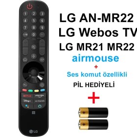 Resim Lg AN-MR22 Lg Webos Tv'ler Için Sihirli Kumanda-Airmouse ve Sesli Komut Özellikli 