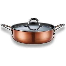 Resim Brioni Copperfield İndiksüyon Basık Tencere 24 Cm Cpf123 