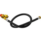 Resim 26INCH Yakıt Propan Butan Gaz Taşınabilir Kamp Soba Yedek Regülatörü Hortum ile 1lb Bertaraf Şişesine Dönüştürme (Yurt Dışından) 