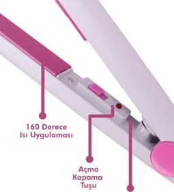 Resim DEMPOWER Seyahat Tipi Mini Saç Düzleştirici 