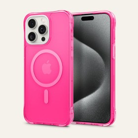 Resim Spigen Ciel by CYRILL iPhone 15 Pro Kılıf Ultra Sheer Mag MagSafe özellikli Hot Pink - ACS06768 