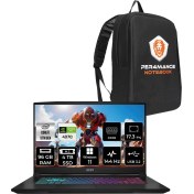 Resim Msı Katana 17 Intel Core I7 13620H 96GB 4tb SSD RTX4070/8GB 17.3" Fhd 144Hz W11H Taşınabilir Bilgisayar & Per4 Çanta B13VGK1287XTRP380 