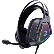 Resim Gamepower Kyruse Pro 7.1 Surround Hi-Fi RGB Titreşimli Siyah Oyuncu Kulaklığı Gamepower