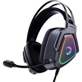 Resim Gamepower Kyruse Pro 7.1 Surround Hi-Fi RGB Titreşimli Siyah Oyuncu Kulaklığı 