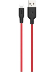 Resim Hoco X21 Plus Usb To Lightning Silikon Hızlı Şarj Ve Data Kablosu 