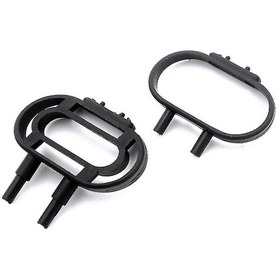 Resim Teltree Wltoys 104009 Rc Araçlar İçin Dayanıklı Ön Ve Arka Tampon Montaj Aparatı - Siyah Plastik 