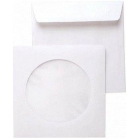Resim Cd Zarfı 90gr Beyaz Pencereli 100 Adet 