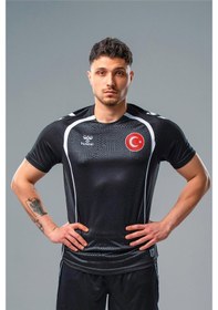 Resim Hummel Target Milli Takım Antrenman Tişört Siyah 