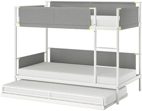 Resim Ranza, beyaz-açık gri, 90x200 cm, bazalı 