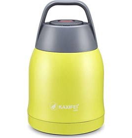 Resim Yeşil 304 Çelik 600 Ml Vakum Yemek Mama Saklama Termosu Sefertası Yeşil 