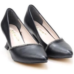 Resim Papuçcity Blnr 03168 6 Cm Topuklu Kadın Stiletto Ayakkabı siyah 