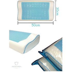 Resim 55 X 35 X 10/9 Cm Jelli Visco Yastık P-006-135 Çok Renkli 