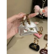 Resim Silver1 Sevimli Renkli Ip Peluş Ayı Kolye El Yapımı Oyuncaklar Küçük Bebek Çanta Çekicilik Sevimli Bebek Cep Telefonu Çekicilik (Yurt Dışından) 