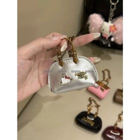 Resim Silver1 Sevimli Renkli Ip Peluş Ayı Kolye El Yapımı Oyuncaklar Küçük Bebek Çanta Çekicilik Sevimli Bebek Cep Telefonu Çekicilik (Yurt Dışından) 