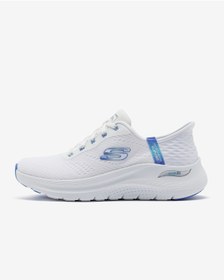 Resim Skechers Arch Fit 2.0 - Easy Chic Kadın Beyaz Spor Ayakkabı 150066Tk Wbl 