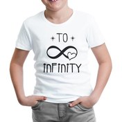 Resim To Infinity Beyaz Çocuk Tshirt 