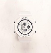 Resim Novahub Beyaz Çocuklar Spor Saatler Su Geçirmez Elektronik Kol Saati Çocuk Erkek Kız İçin Dijital Saat Çok Renkli 