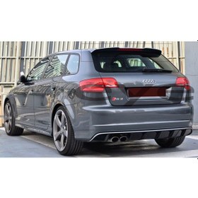 Resim Audi A3 HB 06-12 Spoiler (Plastik) 