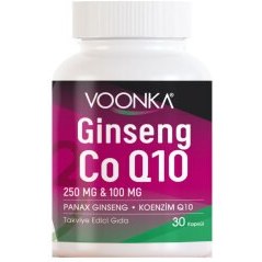 Resim Voonka Ginseng Coenzyme Q10 32 Kapsül 