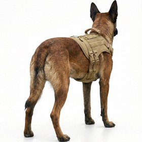 Resim Taktik K9 Köpek Göğüs Tasması Kaçış Önleyici 68208 - Siyah / L 