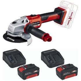 Resim Einhell Axxio Kömürsüz Akülü Avuç Taşlama + 4.0 Ah Akü 2 Adet 