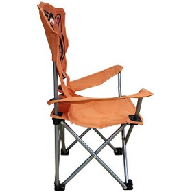 Resim AndOutdoor Kaplan Desen Katlanır Çocuk Sandalyesi -Turuncu 