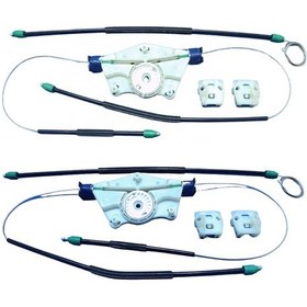 Resim Volkswagen Golf 4 için Ön Kapı Cam Tamir Takımı-SET 