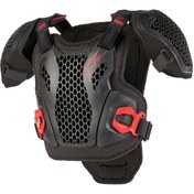 Resim Alpinestars Bionic Action Genççocuk Üst Koruma Siyah Beyaz Kırmızı 