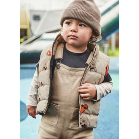 Resim Mayoral Kışlık Erkek Bebek Çift Taraflı Anorak Yelek Bej - Bej / 2 Yaş 
