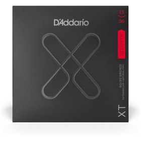 Resim D'Addario XTABR1356 XT 80/20 Bronze Akustik Gitar Tel Seti ($13-56$) | Medium Tansiyon, Güçlü Volüm Kapasitesi, Paslanmaya Karşı Dirençli ve Kararlı Entonasyon 