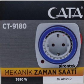 Resim Pirontek Cata Ct-9180 Yeni Nesil Minimal Tasarım Zaman Saati 