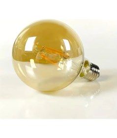 Resim Yeo Aydınlatma 6W G95 Rustik Amber LED Ampul Retro Dekoratif Aydınlatma E27 