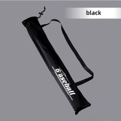 Resim Monyee Spor Topu Sopası Çantası - Kalın Kadife Malzeme, El/ Sırt Çantası 2'li Kullanım, 68 Cm, Siyah - Spor Ekipmanı Koruması Siyah 