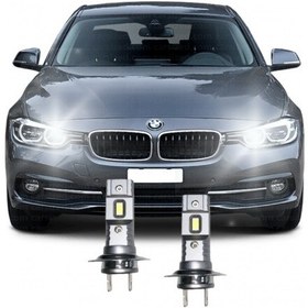 Resim Bmw F30 Led Xenon Uzun Far Ampulü H7 Mini Led 2'li Set 