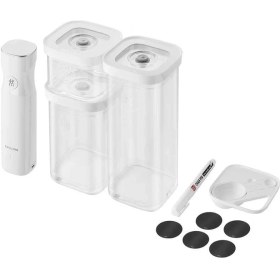Resim Zwilling Fresh & Save Cube Vakum Başlangıç Seti, S / 6-Parça, Şeffaf-Beyaz 