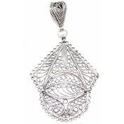 Resim 925 Ayar Gümüş Telkari Kolye Ucu 334709129 