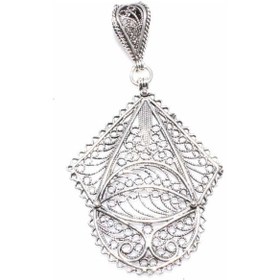 Resim 925 Ayar Gümüş Telkari Kolye Ucu 334709129 