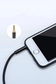 Resim KOİ TECH Iphone Samsung Xiaomi Huawei Oppo Uyumlu Örme 3,5mm Aux Çelik Örgü Araç Ev Müzik Video Ses Kablosu 
