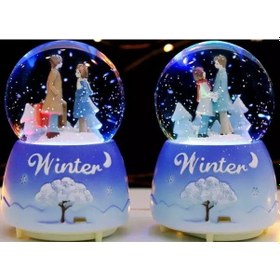 Resim Kar Küresi Orta Boy Dekoratif Hediyelik 