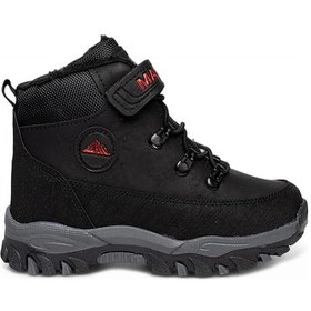 Resim Celira Mxs Cırtlı Siyah Kırmızı Erkek Çocuk Bot Ayakkabı Siyah - Kırmızı 