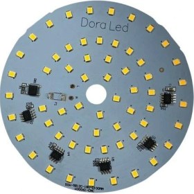 Resim 220VOLT 50WATT Smd 2835 Ledli LED Modül Gün Işığı 10MM Delik Çaplı 220V 50W Avize Ledi 100MM 