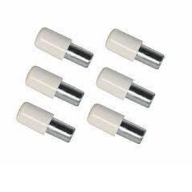 Resim blackwhiskers Raf Pimi Geçme Metal Beyaz 100 Adet 