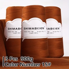 Resim Bayexy - 3 Adet, 900g (31.75oz) Premium %100 Dut İpeği No.7: Hafif, Pürüzsüz Dokulu ve Canlı Renklerle DIY Örgü & Tığ İşi Kazaklar, Atkılar, Şallar, Bere – Sonbahar, İlkbahar ve Yaz İçin Mükemmel, Çok Renkli İplik, Yumuşak Kumaş İpi Karışımı, Kalın Polar İp, El Yapımı Aksesuarlar, Lüks Hissiyat, Zarif Lifler, Yüksek Kalite İplik, El Sanatları, Tığ İşi Tutkunları için 