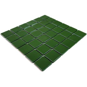 Resim MozaiKristaL Tüm yüzeyler için 50x50cm. Yeşil, 31,5,5x31,5cm. Fileli Cam Mozaik. ( 5 File Karo=0,5m2 Fiyatıdır ) 