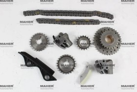 Resim Eksantrik Zincir Seti Mıcra 92-01 / 1.0 / 1.3 10 Parça 130245f600 