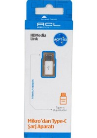 Resim Acl Şarj Aparat Mikrodan Type-C Acpt03 1768 