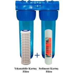 Resim Sayaç Filtresi Yıkanabilir Ve Pislik Tutucu Kartuşlu 10" Inç (483841977) 